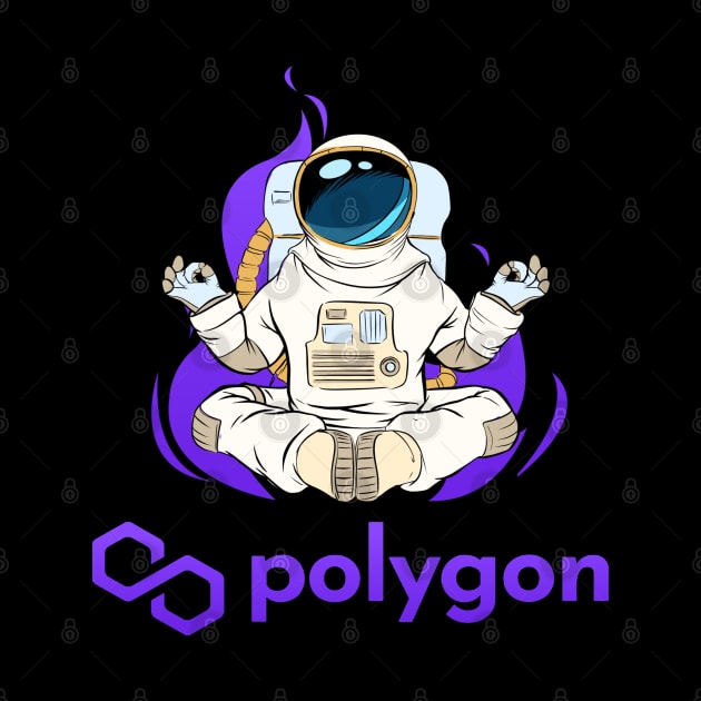 Polygon Matic coin Crypto coin Cryptocurrency by JayD World