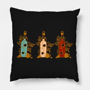 Christmas Spirit Holiday Wine Pillow