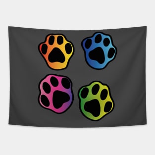 Paw Prints Tapestry