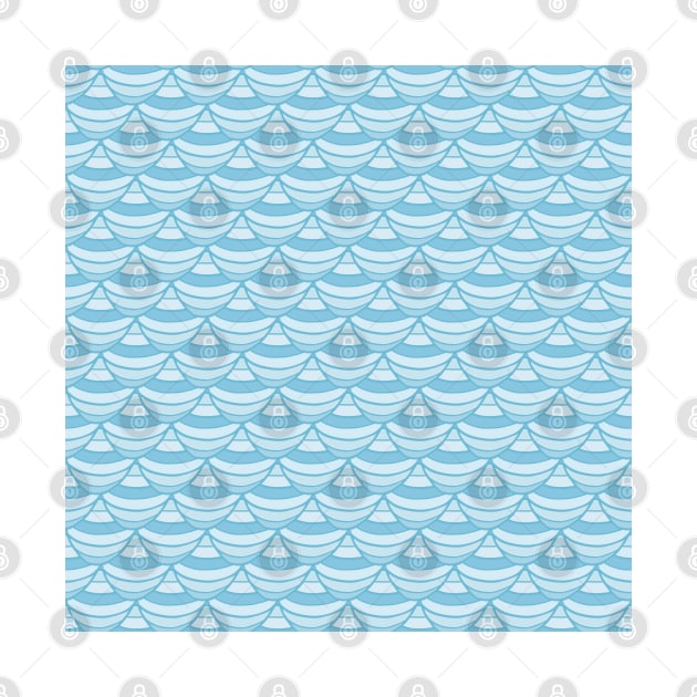 Underwater pattern #10 blue by GreekTavern