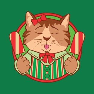 Blep Christmas Cat T-Shirt