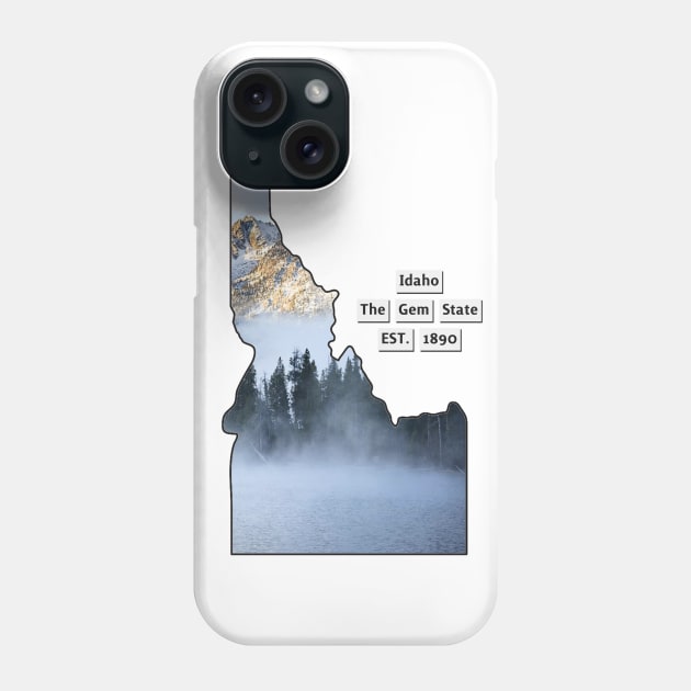 Idaho USA Phone Case by Designs by Dyer