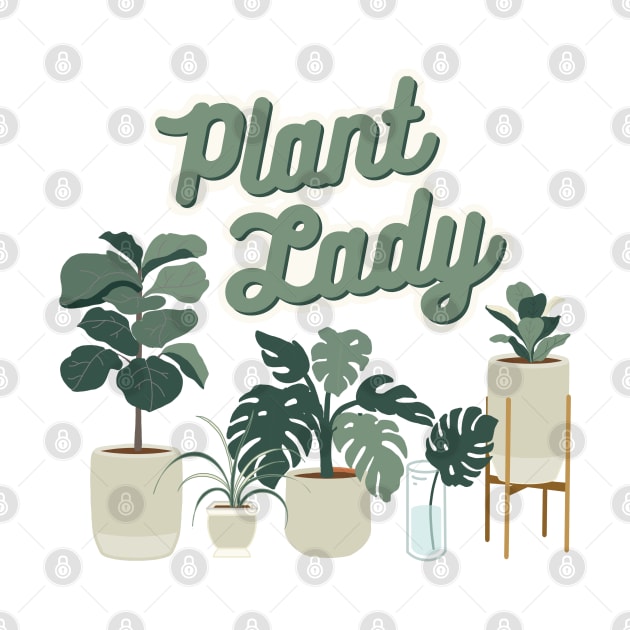 Plant Lady planting happiness with house plants by tandre