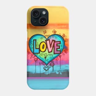 LGBTQ+ Gay Pride Month: Love No. 2 Phone Case