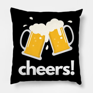 Cheers- a beer design Pillow