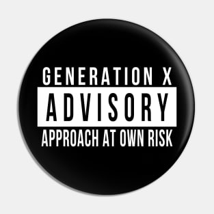 Gen X Advisory Pin