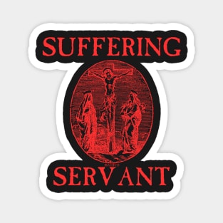 Suffering Servant Jesus Crucifixion Metal Hardcore Punk Magnet