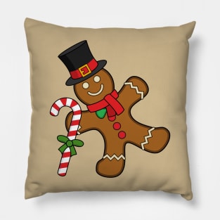 Dancing Gingerbread Man Pillow