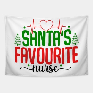 santas favorite school nurse Tapestry