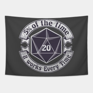 5 Percenter d20 v2 B&W Tapestry