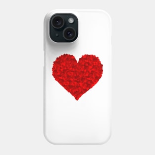 Red Heart Love Valentines for Girlfriend Women Him Her Girls Phone Case