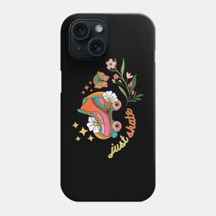 Just Skate - Rollerskating Print Design Phone Case