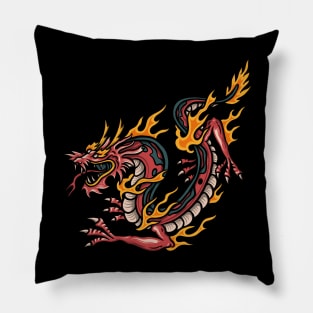 Oldschool dragon Pillow