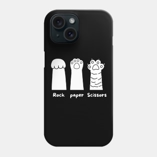 Rock Paper Scissors Cute Cat Paw Phone Case