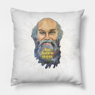 Ram Dass Be Here Now Pillow