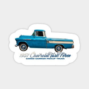 1957 Chevrolet Task Force Cameo Carrier Pickup Truck Magnet