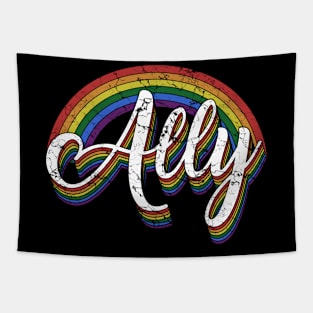 Ally raibow LGBT Pride Tapestry