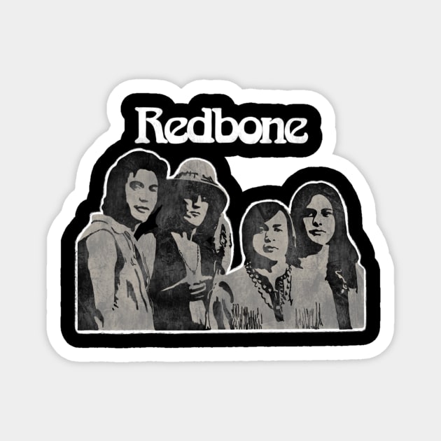 Redbone Band Vintage Magnet by Mavioso Pattern