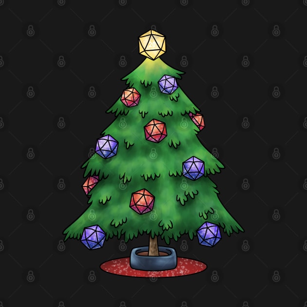 D20 Dice Christmas Tree by Takeda_Art