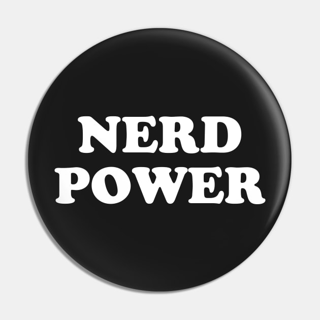 Nerd Power Pin by vonHeilige