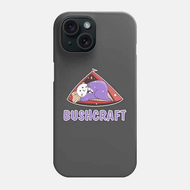 Bushcraft by kawaii teddy bear. Phone Case by Ekenepeken