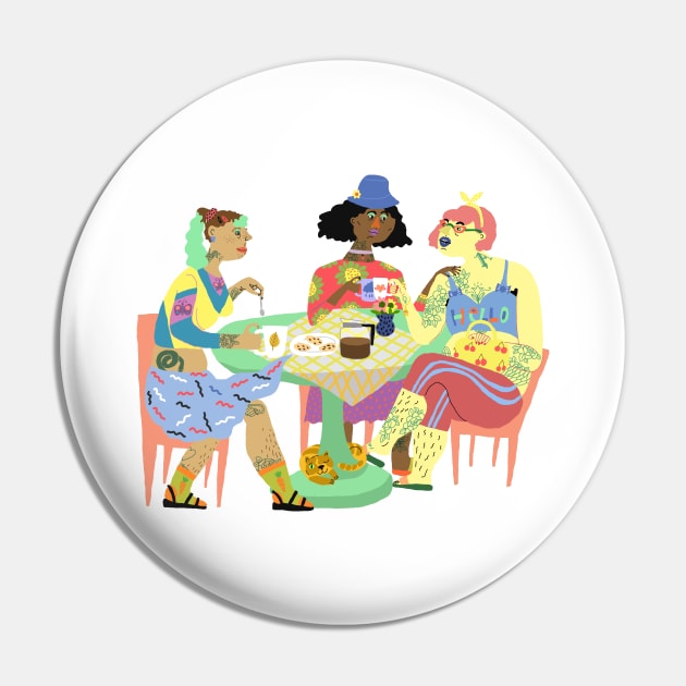 Caching Up With Friends Pin by ezrawsmith