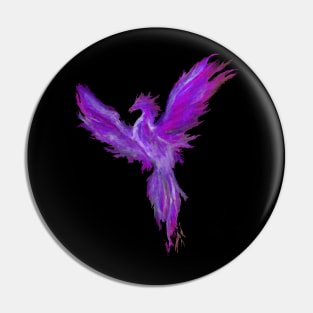 purple phoenix Pin