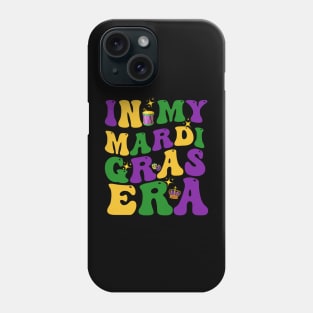 In My Mardi Gras Era Festival Retro Carnival party Phone Case