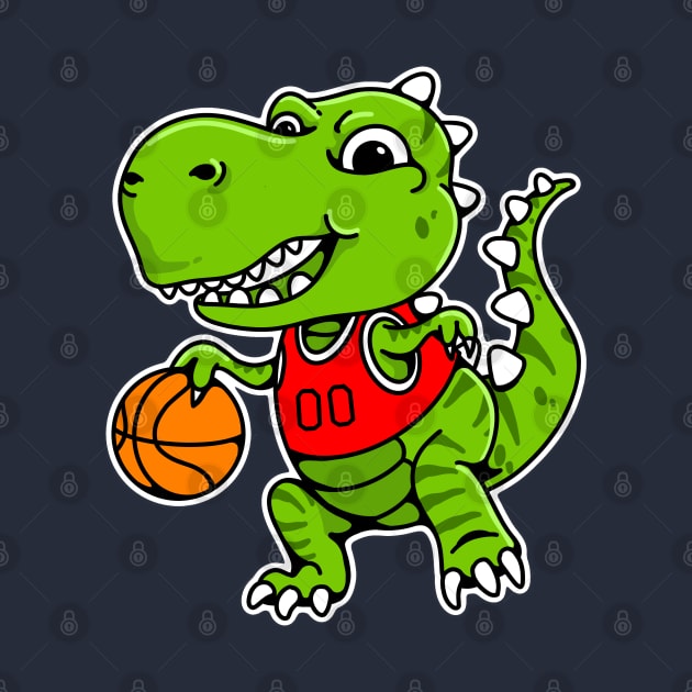 Basketball T Rex by Nifty Studio