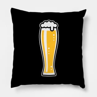 Wheat Beer Glass (Weiss Beer / Beer Drinker / 3C) Pillow