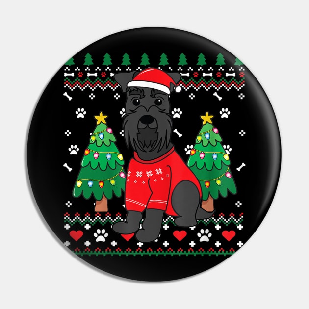 Kerry Blue Terrier Christmas Ornament Tree Xmas Pin by bienvaem