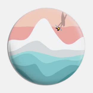 Gone Surfing Pin