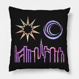 Dichotomy City Pillow