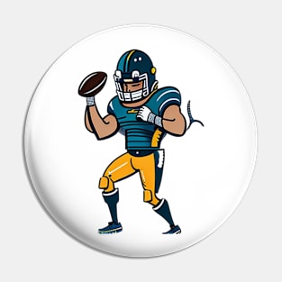 american football Pin