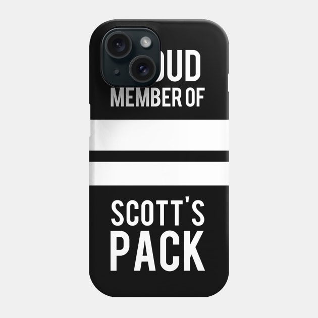 SCOTT'S PACK Phone Case by saltnburn