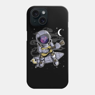 Astronaut Guitar Evergrow EGC Coin To The Moon Crypto Token Cryptocurrency Blockchain Wallet Birthday Gift For Men Women Kids Phone Case