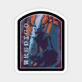 Wendigo design Magnet