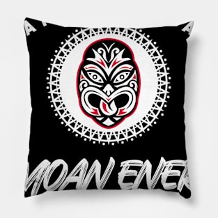 Samoan Energy Tribal Pillow