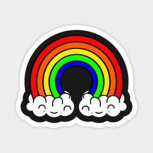 Happy Clouds Rainbow Magnet