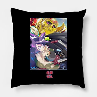 curves and bullets manga version  art by maddie bova Pillow