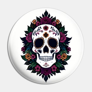 Day of the Dead Skull 07 Pin