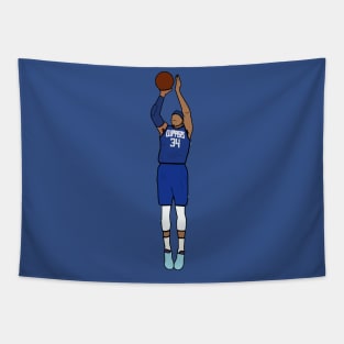 Tobias Harris Jumpshot - Los Angeles Clippers Tapestry