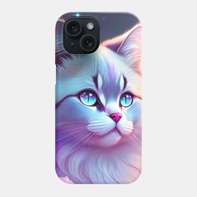 Vivid Birman Phone Case by Enchanted Reverie