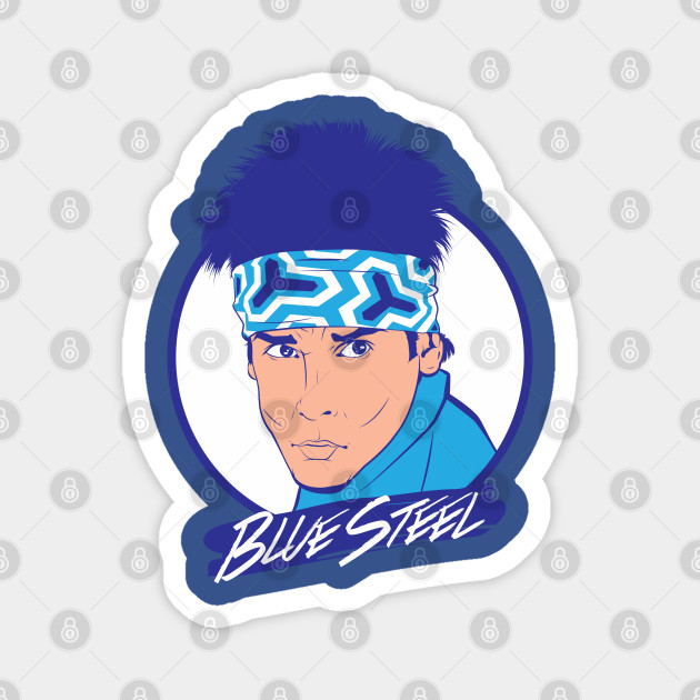 Derek Zoolander Blue Steel Zoolander Magnet Teepublic Au