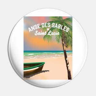 Anse Des Sables Beach Pin