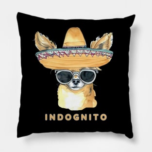 Chihuahua Indognito Pillow