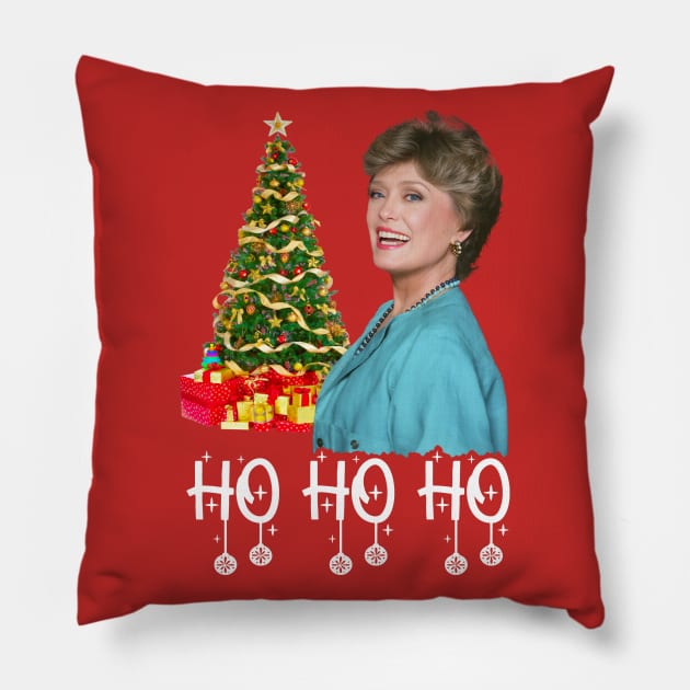 Ho Ho Ho Blanche Devereaux Pillow by darklordpug