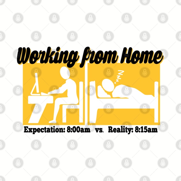 Working from Home:  Expectation vs. Reality by Teeman