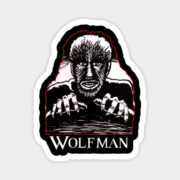 wolfman Magnet by sapanaentertainment