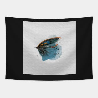 Black Salmon Fly No.11 Tapestry